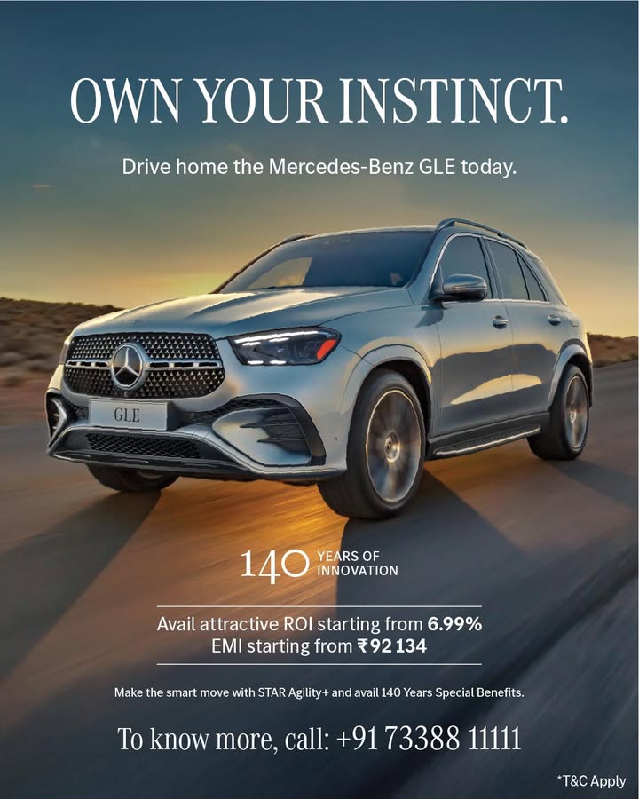 Celebrating 140 years of innovation, the Mercedes Benz GLE stands as the ultimate expression of premium SUV luxury power...