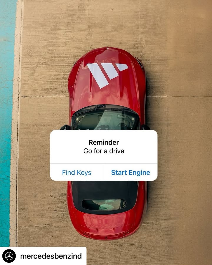 Let the r a c e run begin. MercedesBenzIndia