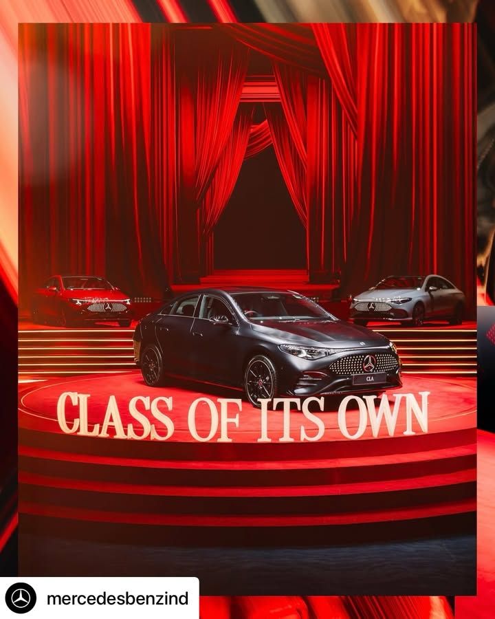  mercedesbenzind A night and a Star, both in a class of its own. The all new Mercedes Benz CLA