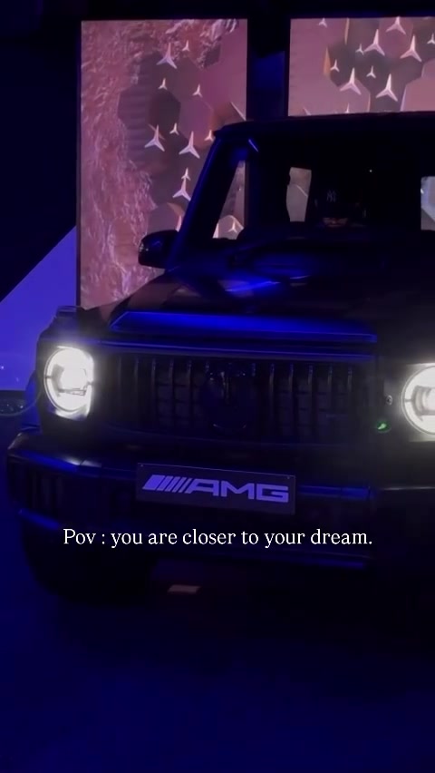 Pov you are closer to your dream. MercedesBenzIndia