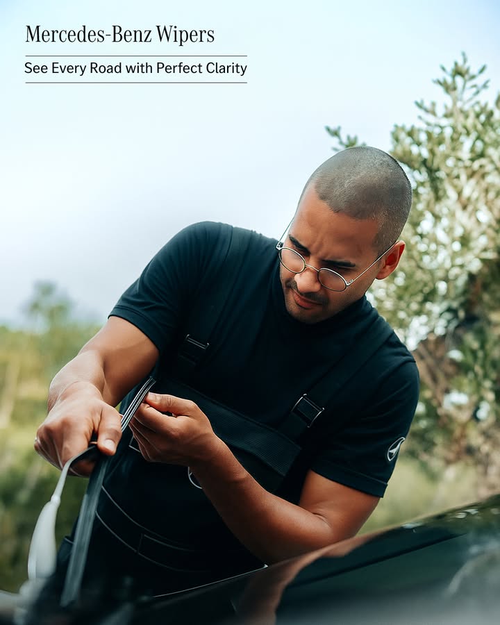 Experience flawless visibility with Mercedes Benz Genuine Wipers, where precision engineering meets perfect clarity