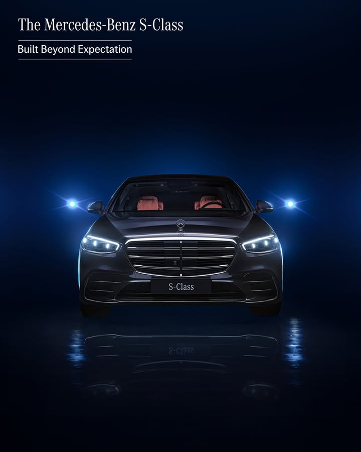 The Mercedes Benz S Class S Class was not designed to follow the road. It was designed to own it