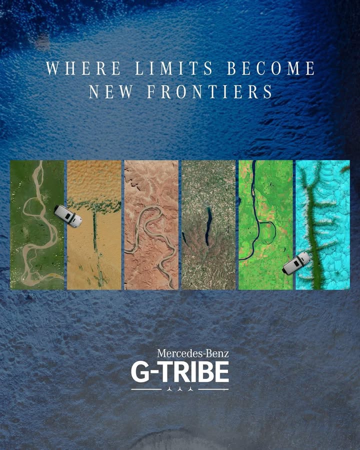 Iconic on every terrain. The Mercedes Benz G Tribe. NASA Landsat GTribe MercedesBenzIndia