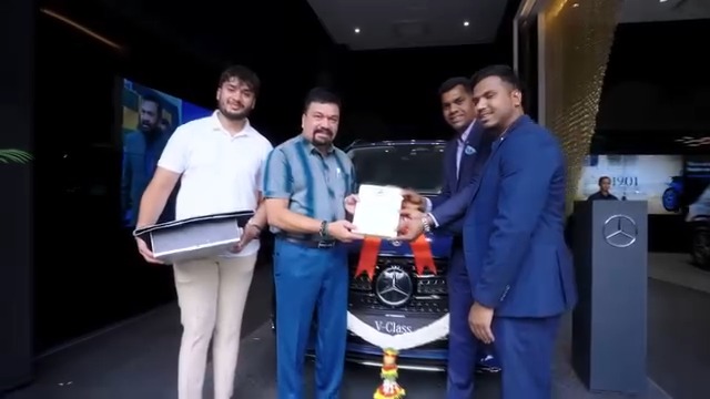 A proud milestone for all of us at Viva Star We are delighted to deliver the all new Mercedes Benz V Class to Mr. S