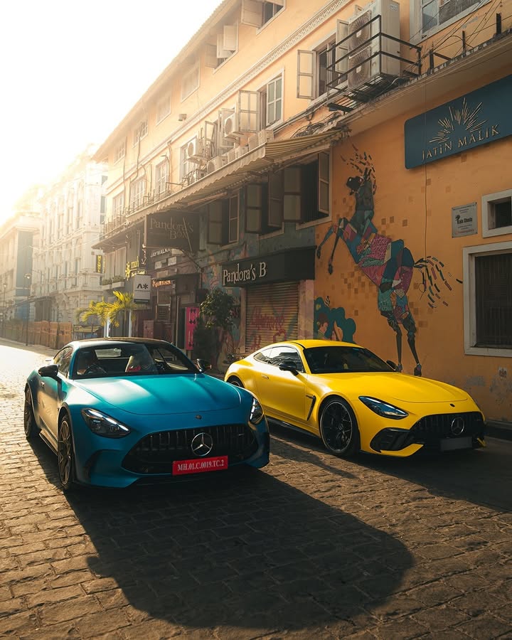 The golden hour of performance. The Mercedes AMG GT 63S