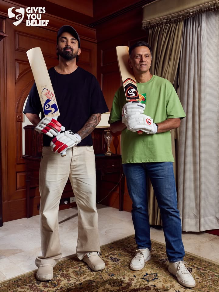 Legend x Legend sggivesyoubelief klrahul rahuldravid cricket believebecome