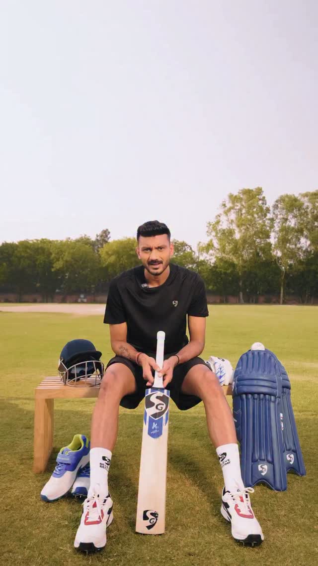 Play with Belief. SG x Axar believebecome cricket axarpatel sggivesyoubelief