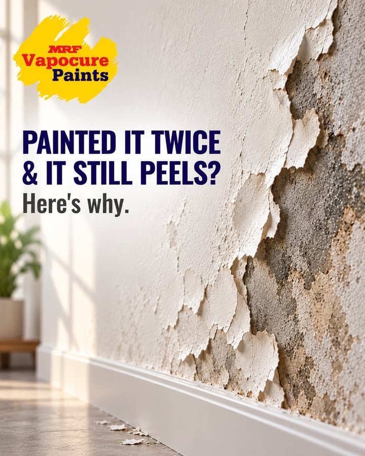 If your wall keeps peeling no matter how many times you repaint, the real culprit is moisture