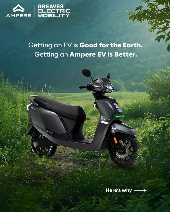 Longer battery life. Fewer replacements. Ampere EVs are designed to reduce impact, not just emissions