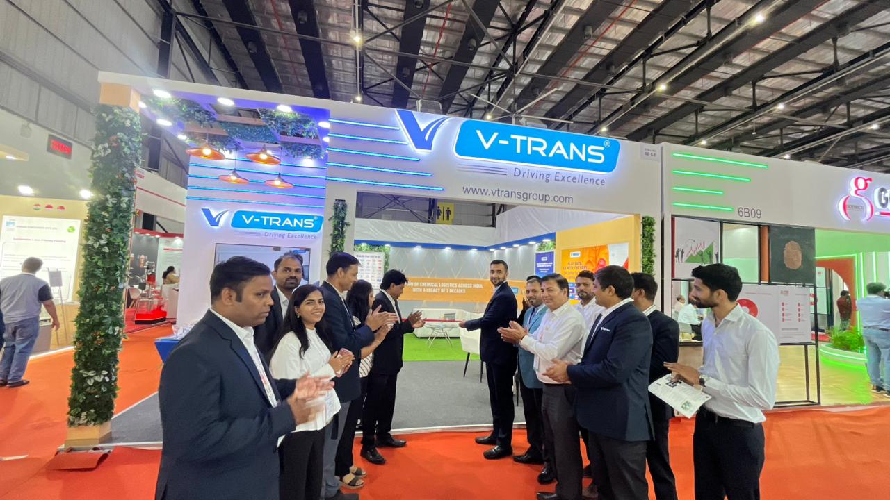 CHEMEXPO INDIA 2026 V Trans V Logis Advancing chemical logistics with experience and specialization Our participation ...