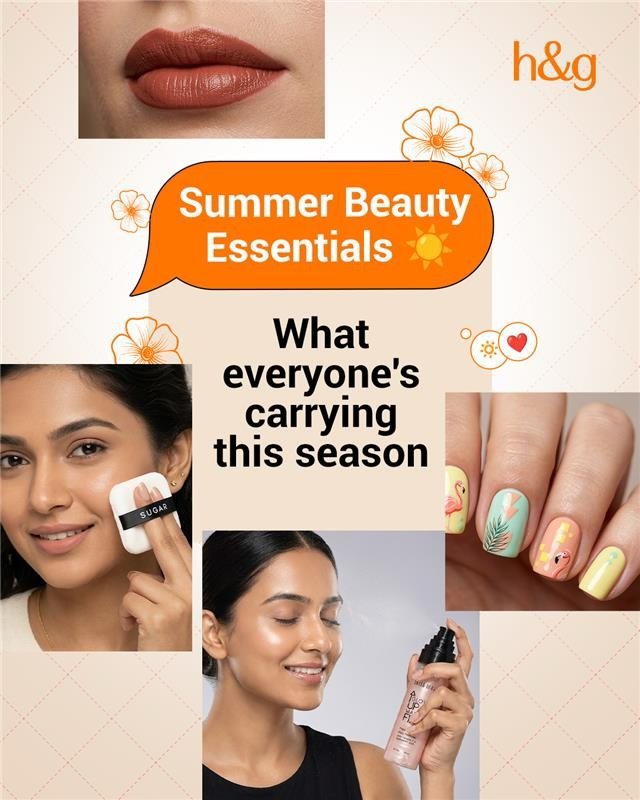 Hot weather. Glossy lips. Makeup that actually survives the heat