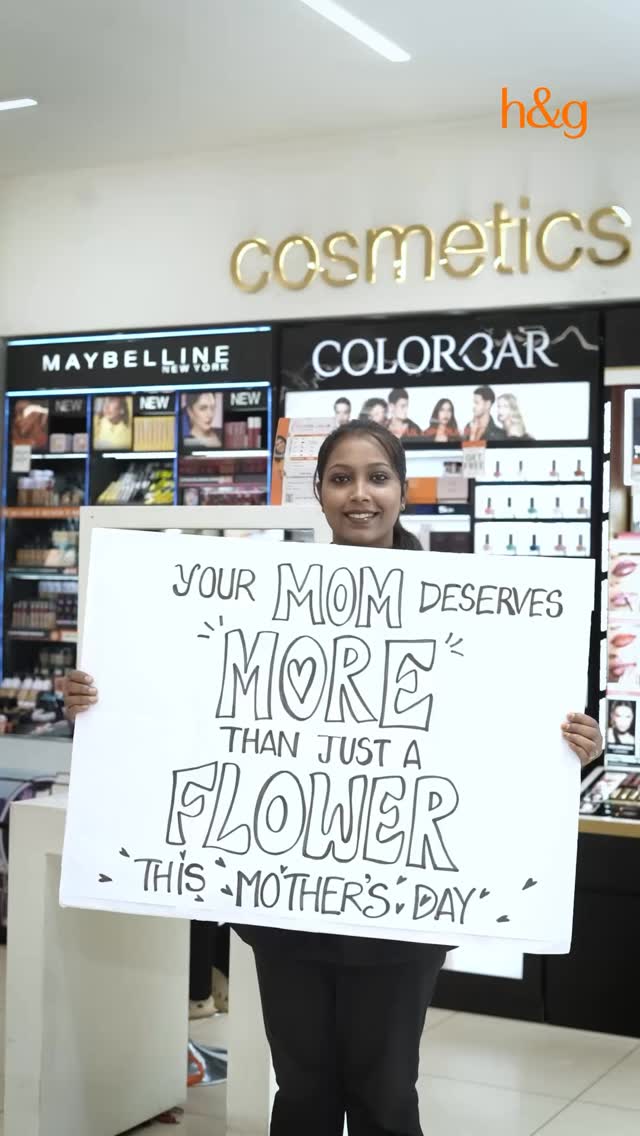 This Mothers Day, do something cute with her Bring your mom along, shop together and get a flat 10 off on bills above...