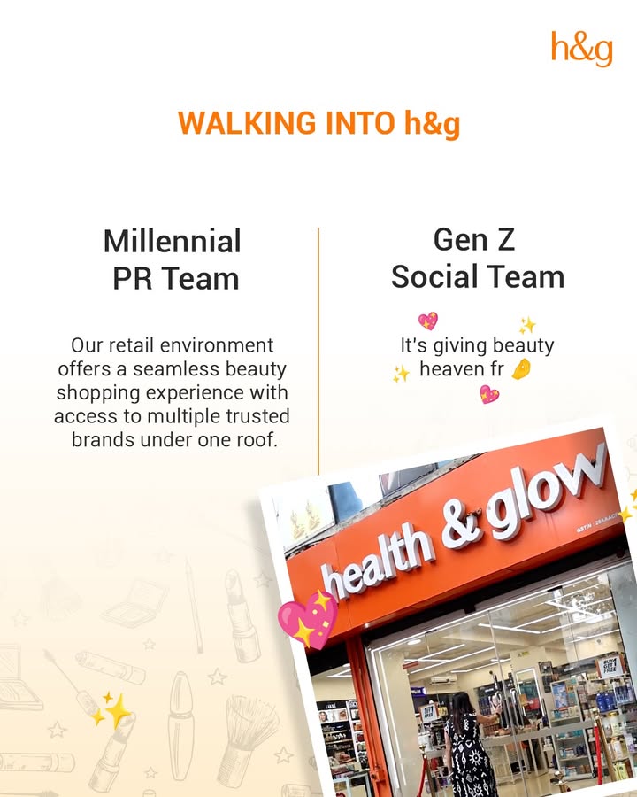 One team describes the full beauty shopping experience