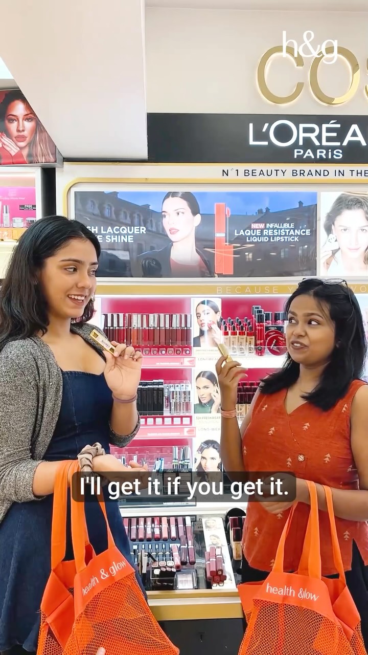Find yourself a friend who enables your beauty shopping The timing Even better