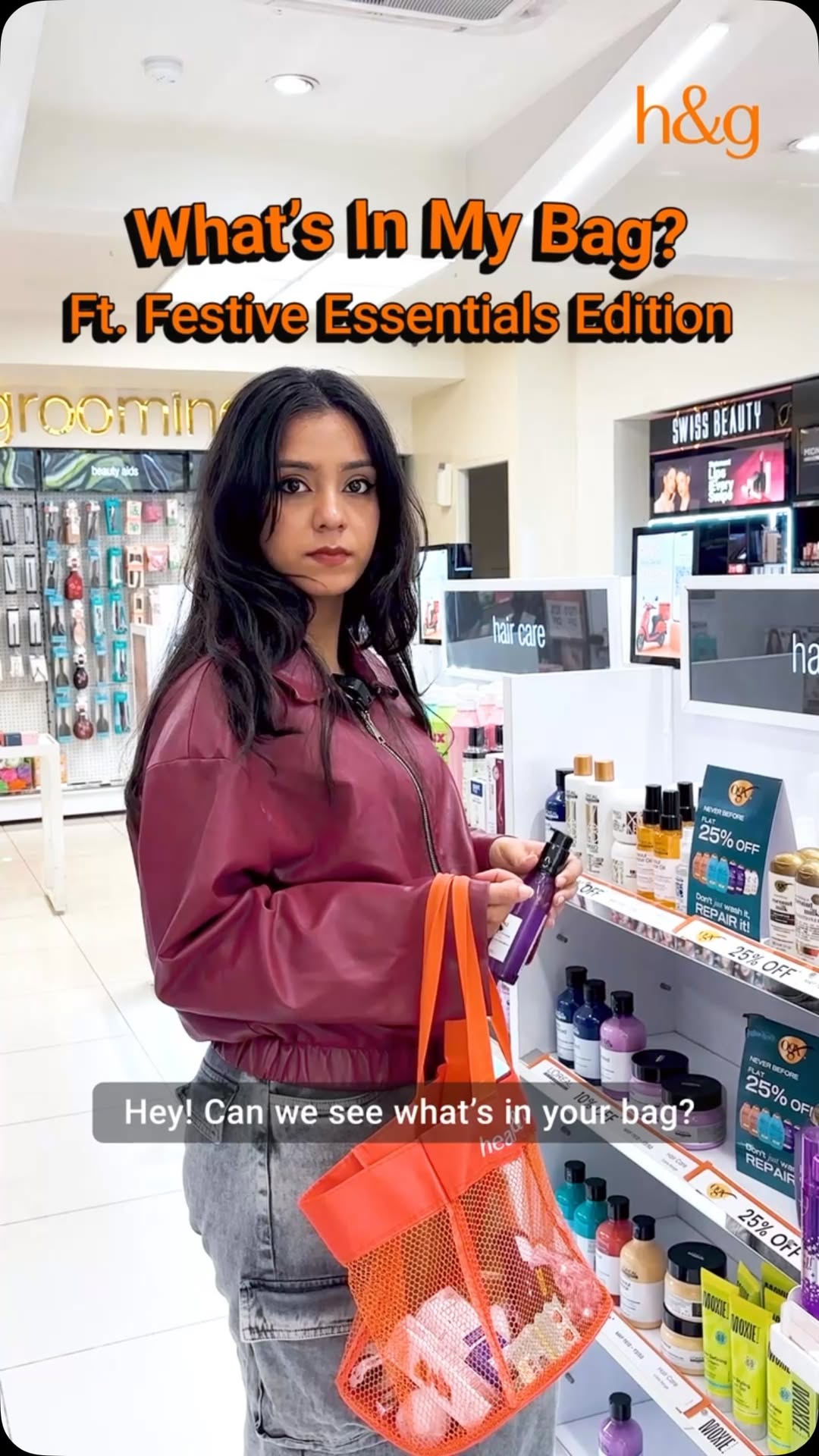 Festive plans The bag needs a plan too Glow prepped, glam locked, hair sorted and smelling way too good, consider ...