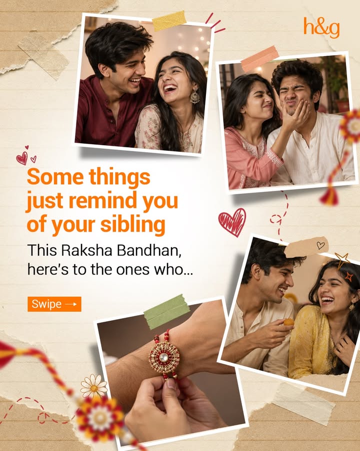 This Raksha Bandhan, lets celebrate the ones who protect us, comfort us, cover for us, and always have our backs