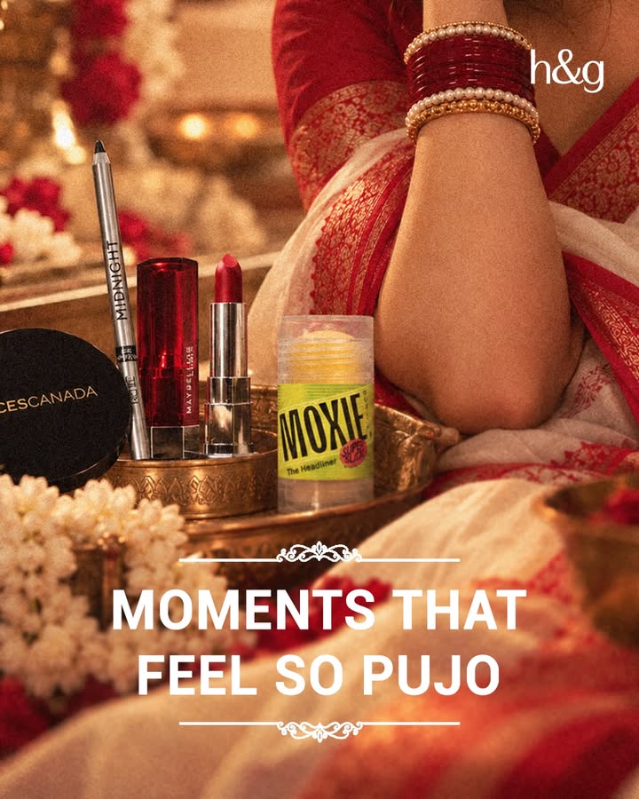Home or miles away, the Pujo vibe should feel the same From the red bindi, to bold deep kajals, to the little fe...