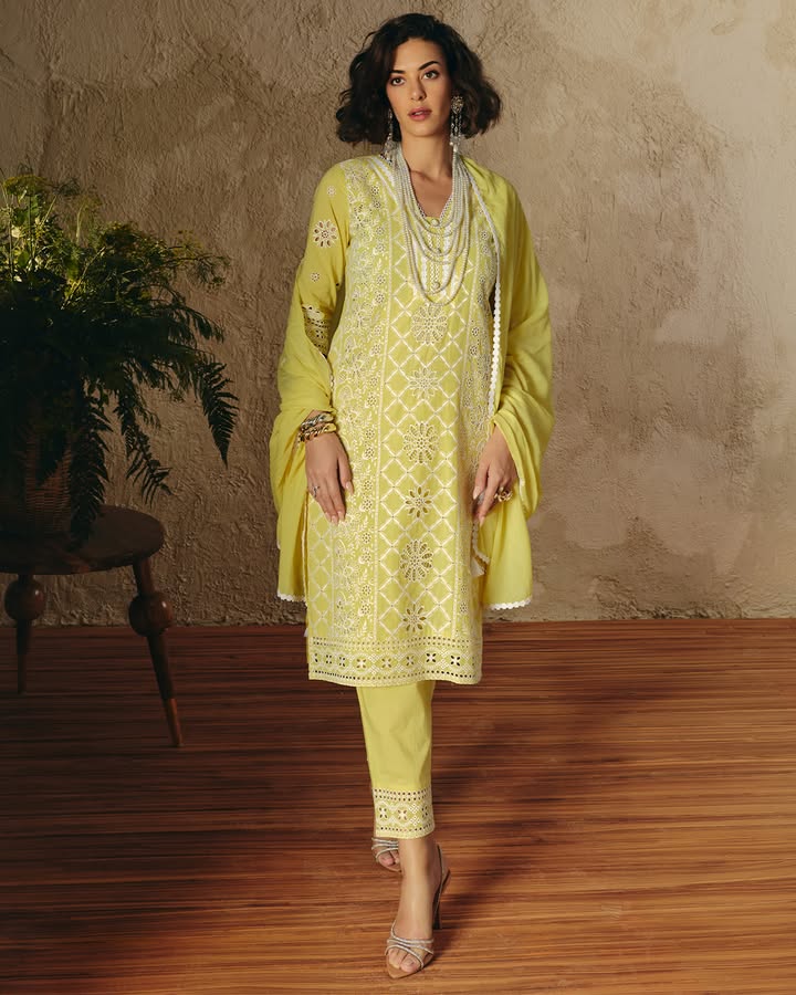 Bright, beautiful, and made to celebrate Turn heads this season in sunshine hues and delicate embroidery