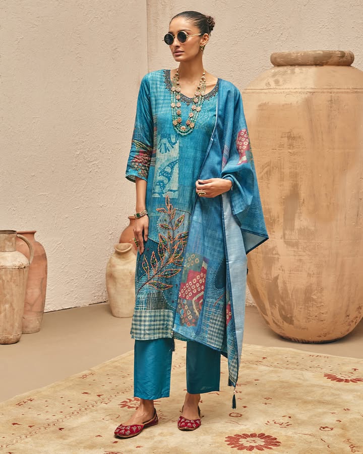 Inspired by earthy tones, crafted for timeless elegance SabhyataStyle EthnicChic indianwear natureinspired stylei...
