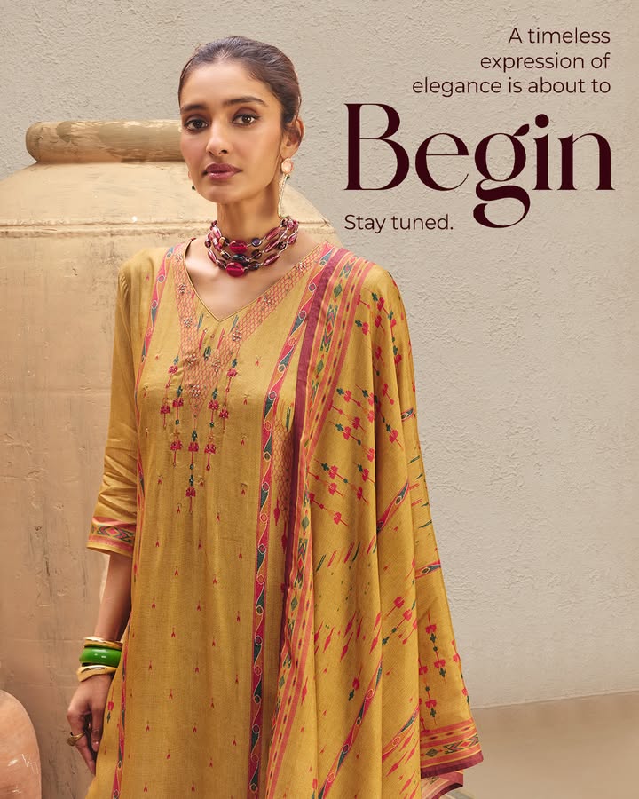 Bold colours. Graceful craftsmanship. Made for the woman who embraces tradition with confidence