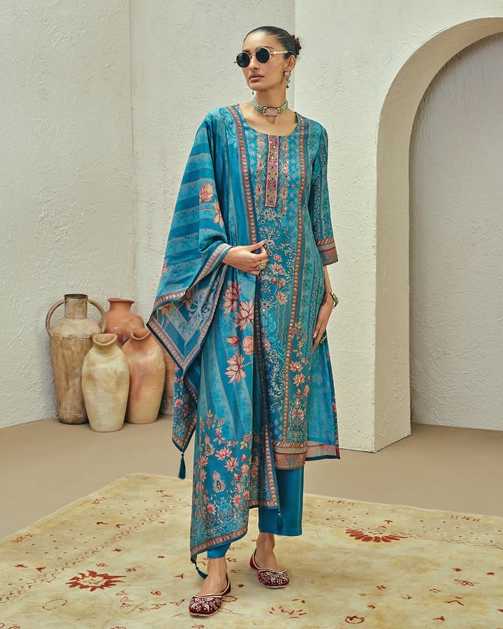 Confident colours. Fluid silhouettes. Style that speaks before you do. ethnicity elegant kurtaset lifestyle