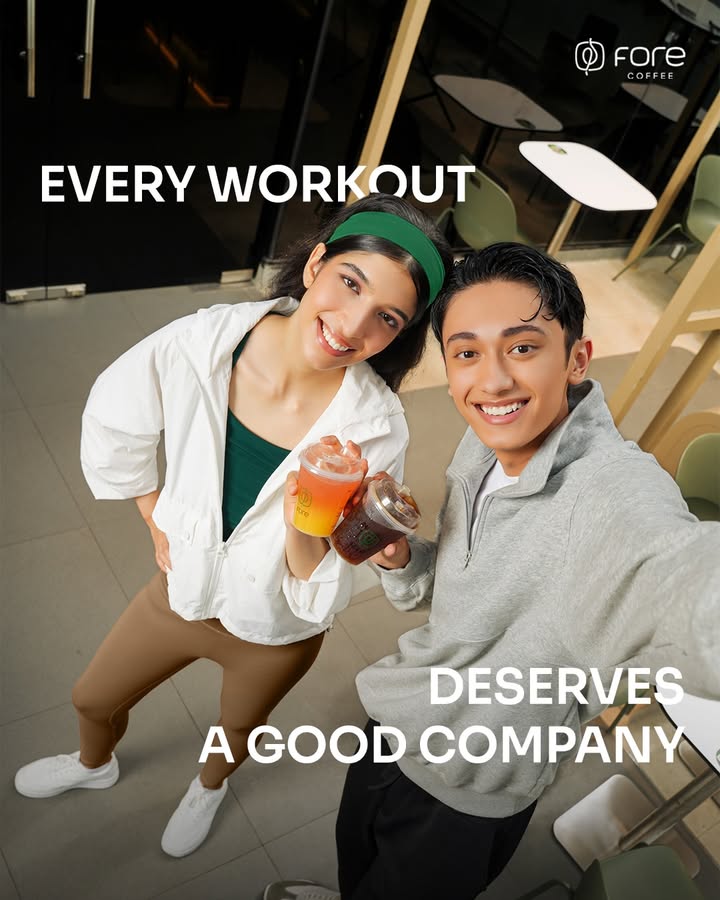 Sweat. Sip. Repeat. Recharge with your go to pair Americano for the boost, Sunny Citrus Jasmine for the refresh