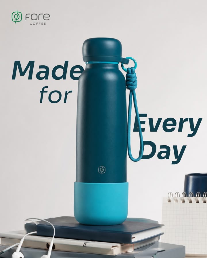 From your first sip to wherever the day takes you, Fore Essentials is made to fit into your everyday