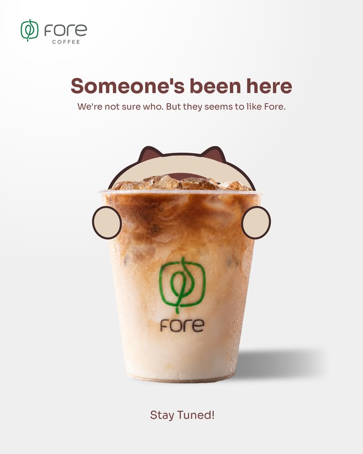 Wahh, ada teman baru yang bakal nemenin kamu nih di Fore Kira kira siapa yaa ForeCoffee SetiapForePunyaCerita