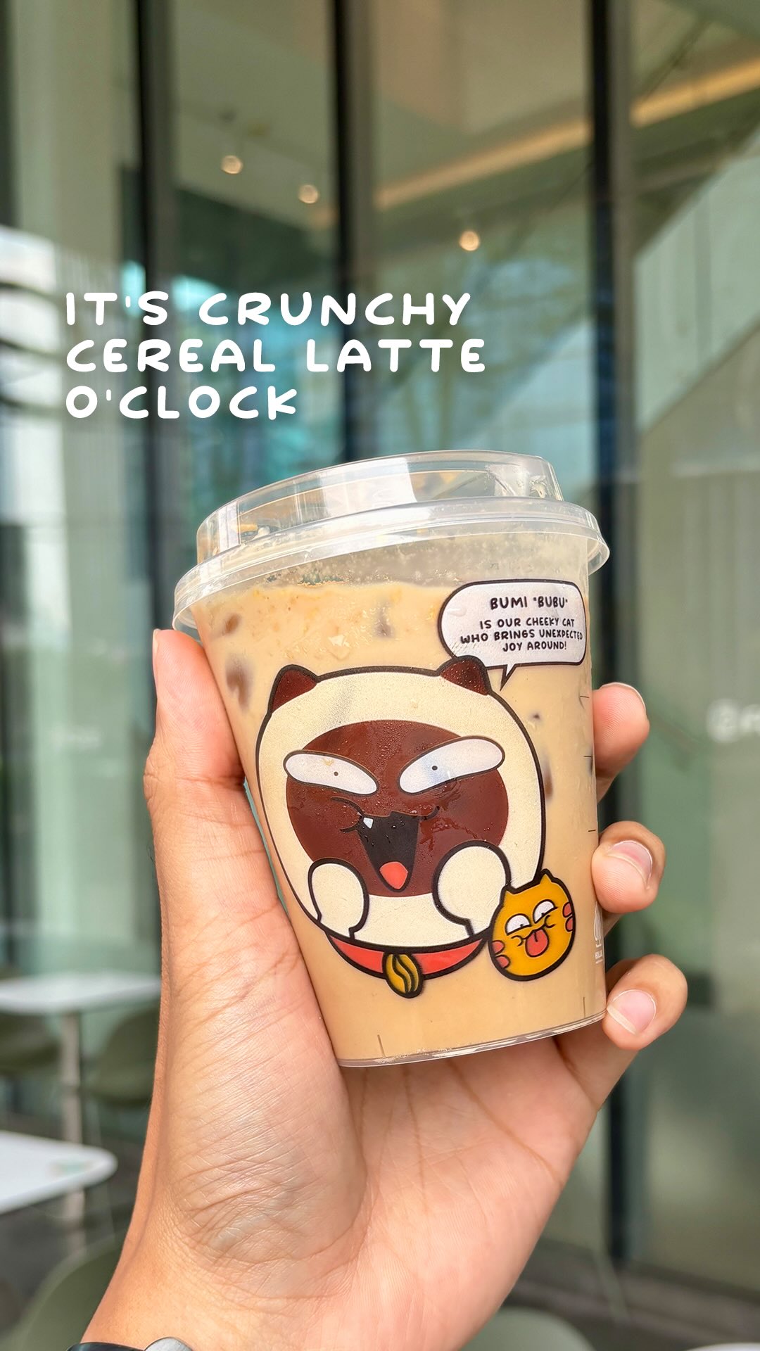Jam jam rawan emang paling cocok ditemenin Crunchy Cereal Latte Kapan lagi bisa ngopi sambil ngemil cereal dala...