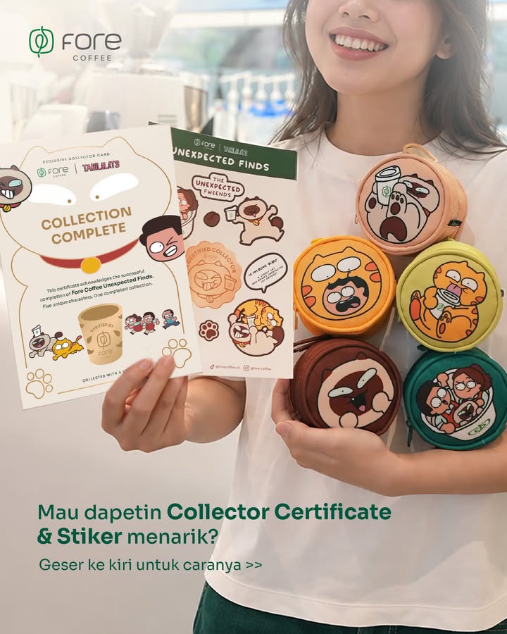 Kamu punya 5 Collectible Mystery Pouch yang berbeda Kita punya sesuatu yang spesial buat kamu lhoo..