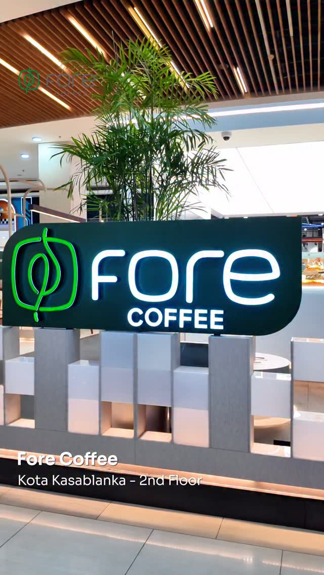 Spot baru untuk tetap produktif, tapi tetap punya waktu buat santai Fore Coffee kini hadir di Mall Kota Kasablanka L...