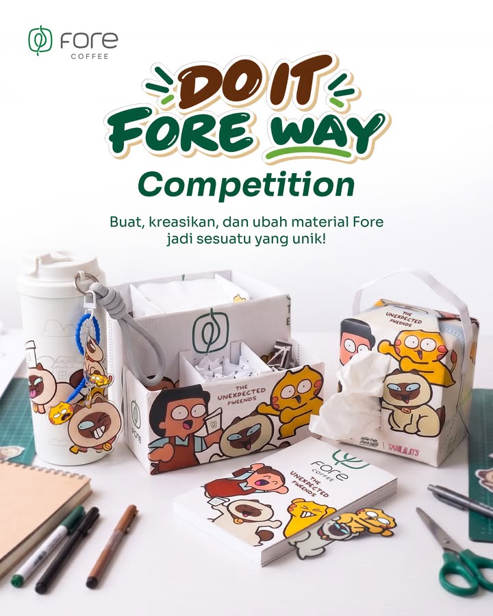 Kreativitas selalu punya cara untuk memberi sesuatu kehidupan baru Lewat upcycling thermal bag Fore Coffee, kita sudah...