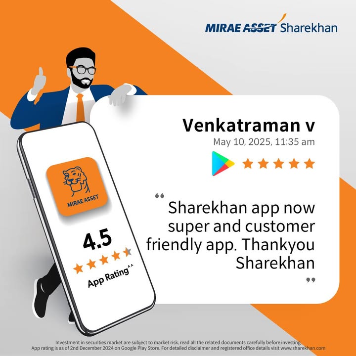Thank you so much for heartfelt appreciation and your 5 star rating too We re thrilled to hear that you re loving the Mirae Asset Sharekhan app. This knowledge itself makes all our efforts worth it Thank you so much for heartfelt appreciation and your 5 star rating too We re thrilled to hear that you re loving the Mirae...