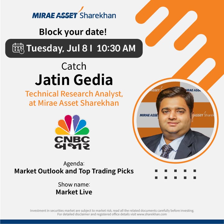Get Top Trading picks from Mr. Jatin Gedia , Technical Research Analyst, at Mirae Asset Sharekhan, on TV Today