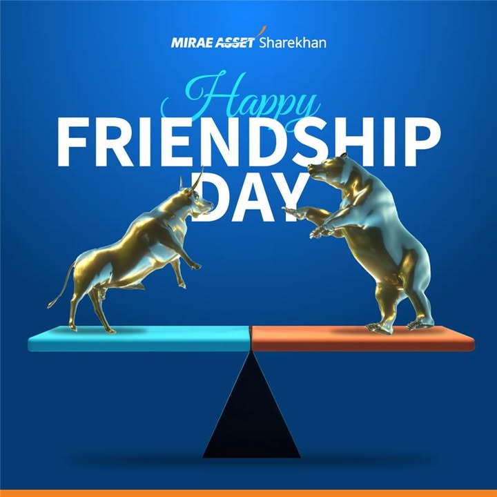 Happy Friendship Day In the dynamic world of the stock market, the Bull and the Bear are often seen as opposing forces