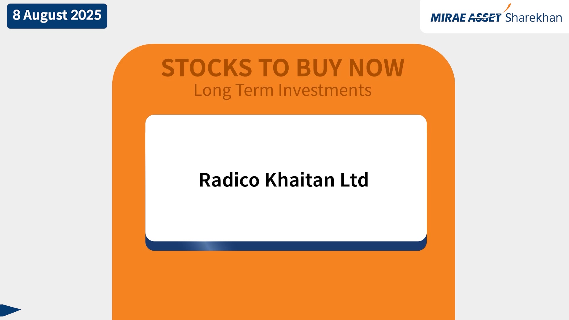  RadicoKhaitan Ltd Analyst maintains Buy on Radico Khaitan RKL 