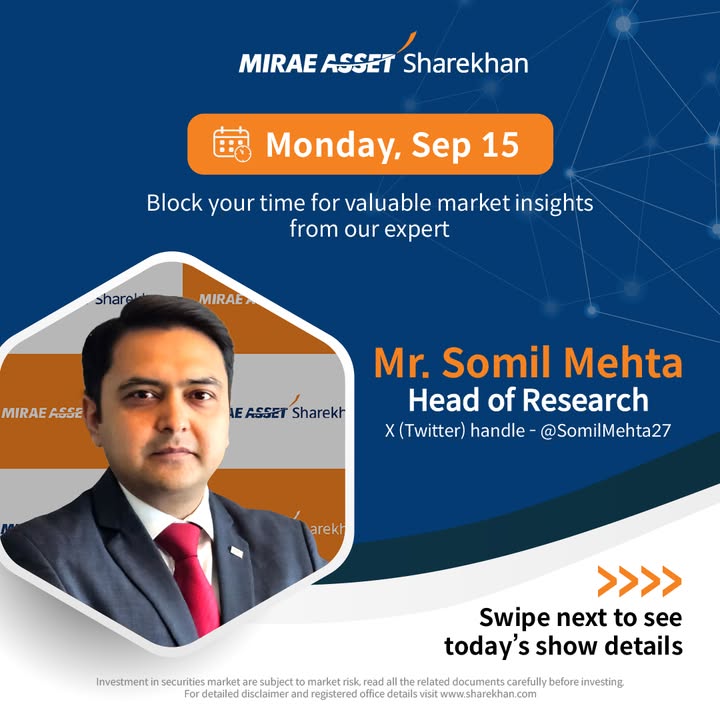 Block your time for valuable market insights from our experts. Watch Mr