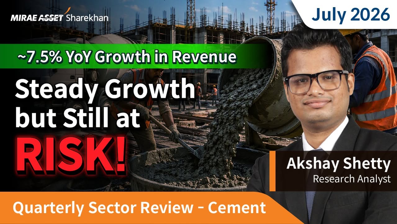 Can the Cement sector sustain its recovery despite rising costs Our Q1 FY27 Cement Sector Preview breaks down...