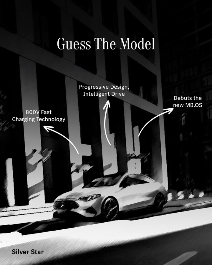 A new era of intelligence, innovation, and design. Guess this Mercedes Benz model in the comments section