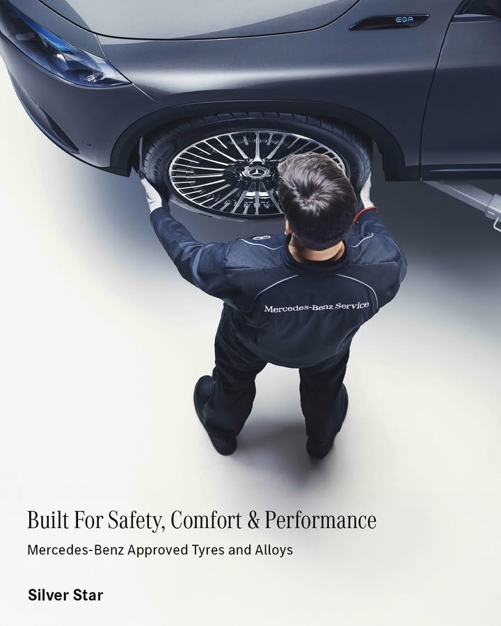 Mercedes Benz Approved Tyres are specifically designed and tested to complement your vehicle s suspension, safety systems an...