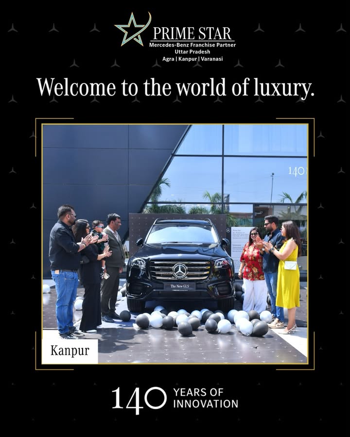 Heartiest congratulations to Mrs. Nisha Sachan on welcoming the new Mercedes AMG GLS