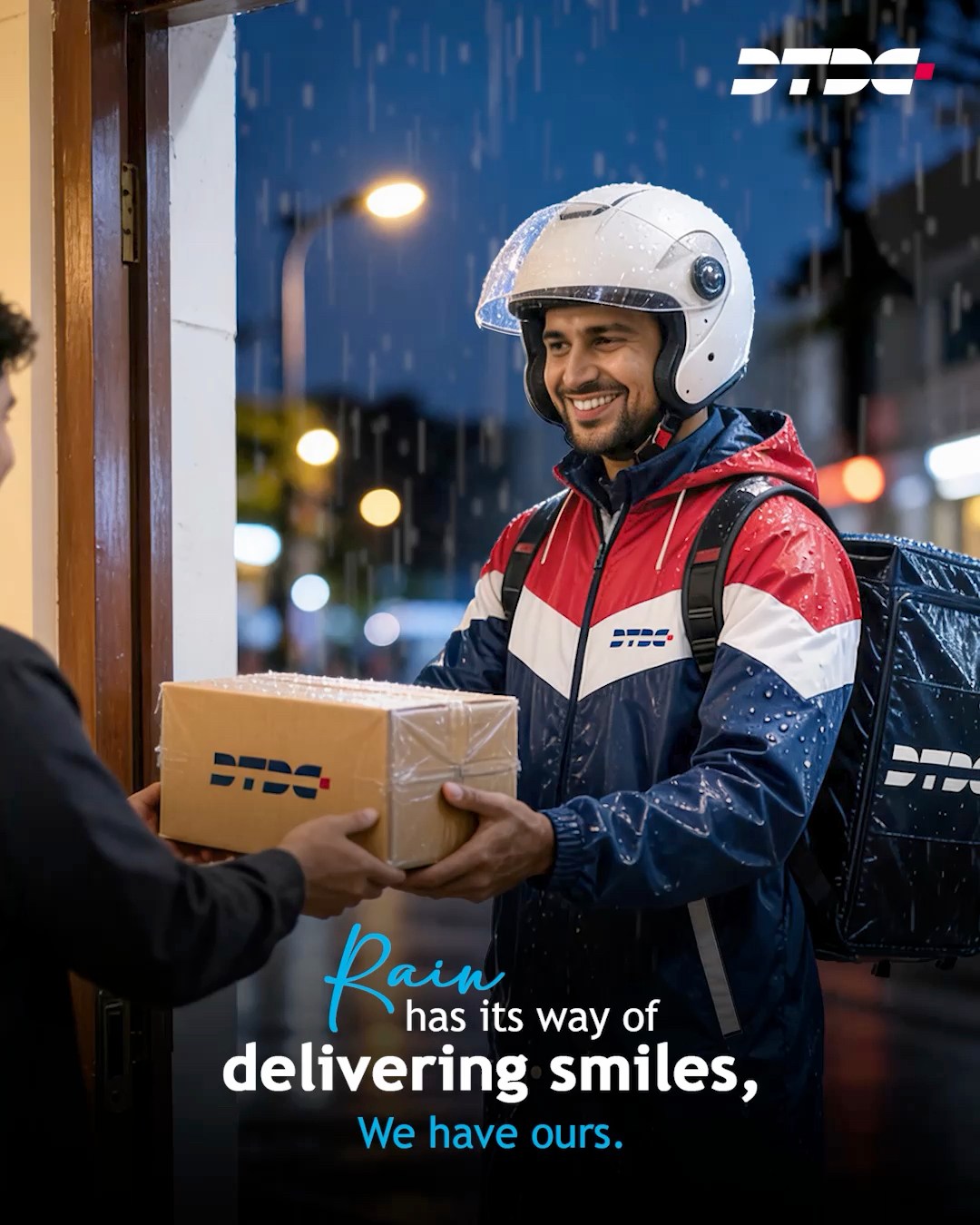 The rain may not pause, but neither do our delivery riders