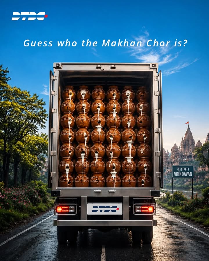 We cant keep calm the Makhan Chor has arrived Happy Janmashtami DTDC Janmashtami MakhanChor LadduGopal ...