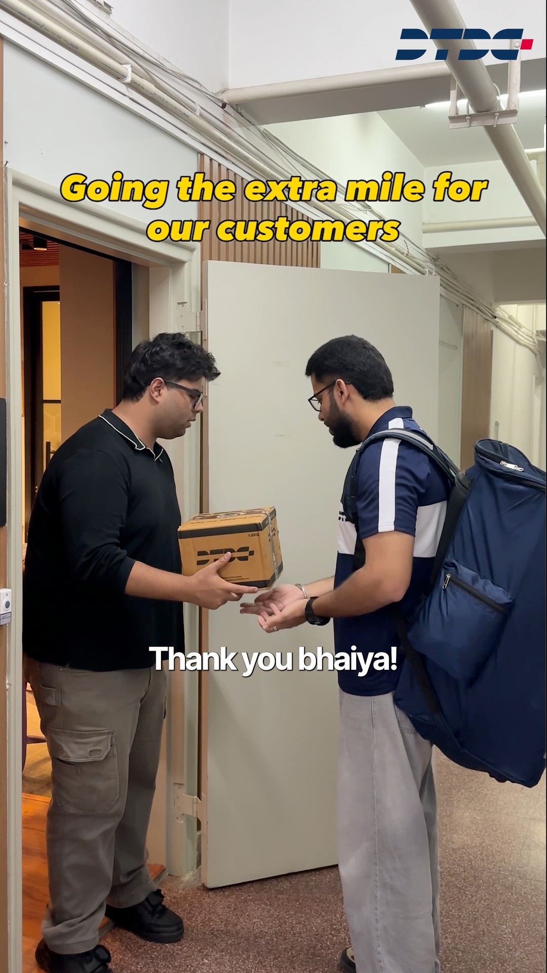 When your stuck in traffic excuse needs a little backup DTDC DeliveryRider Customerexperience parcel DTDC,...