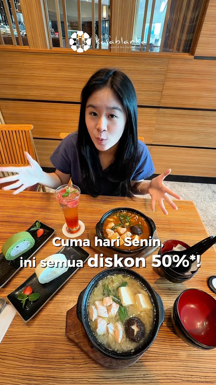  MAKE MONDAY MORE DELICIOUS Ubah Seninmu jadi lebih spesial bersama Monday Treats Nikmati diskon eksklusif 50...
