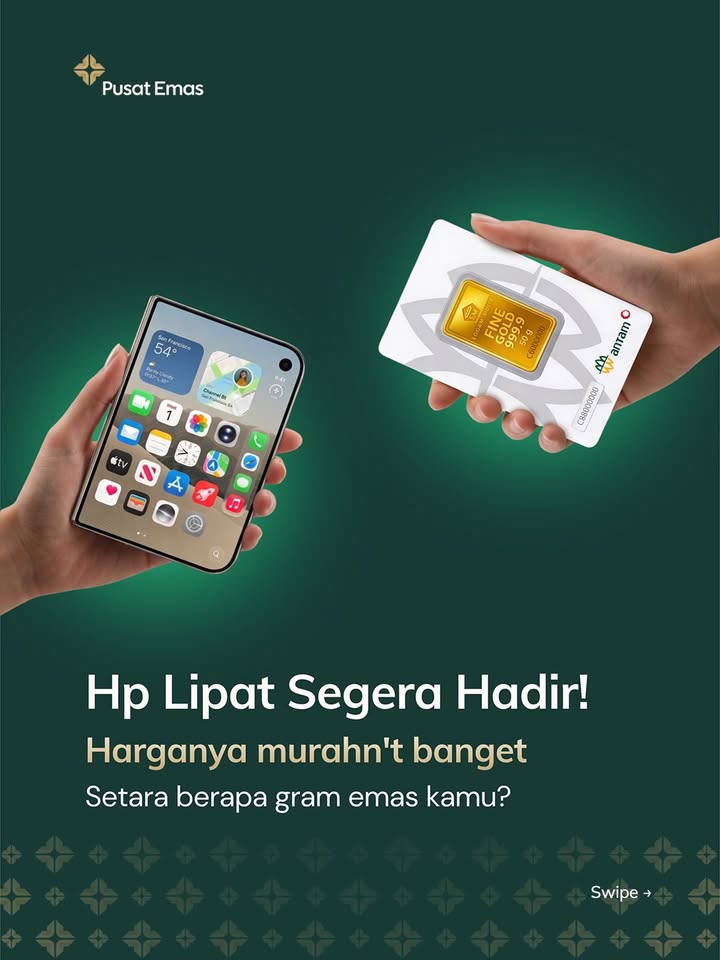 Gadget lipat yang viral itu akhirnya bakal masuk pasar Indonesia Harga globalnya mulai US 1.999 Rp35 jutaan 