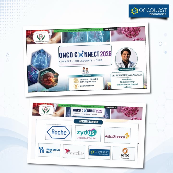 Oncquest Laboratories was proud to be a part of Onco Connect 2026, organised by the Trinity Doctors Forum on 7th August 2026...