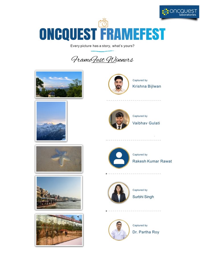 Celebrating Creativity Beyond the Workplace OncquestFrameFest At Oncquest Laboratories, we believe creativity knows no b...
