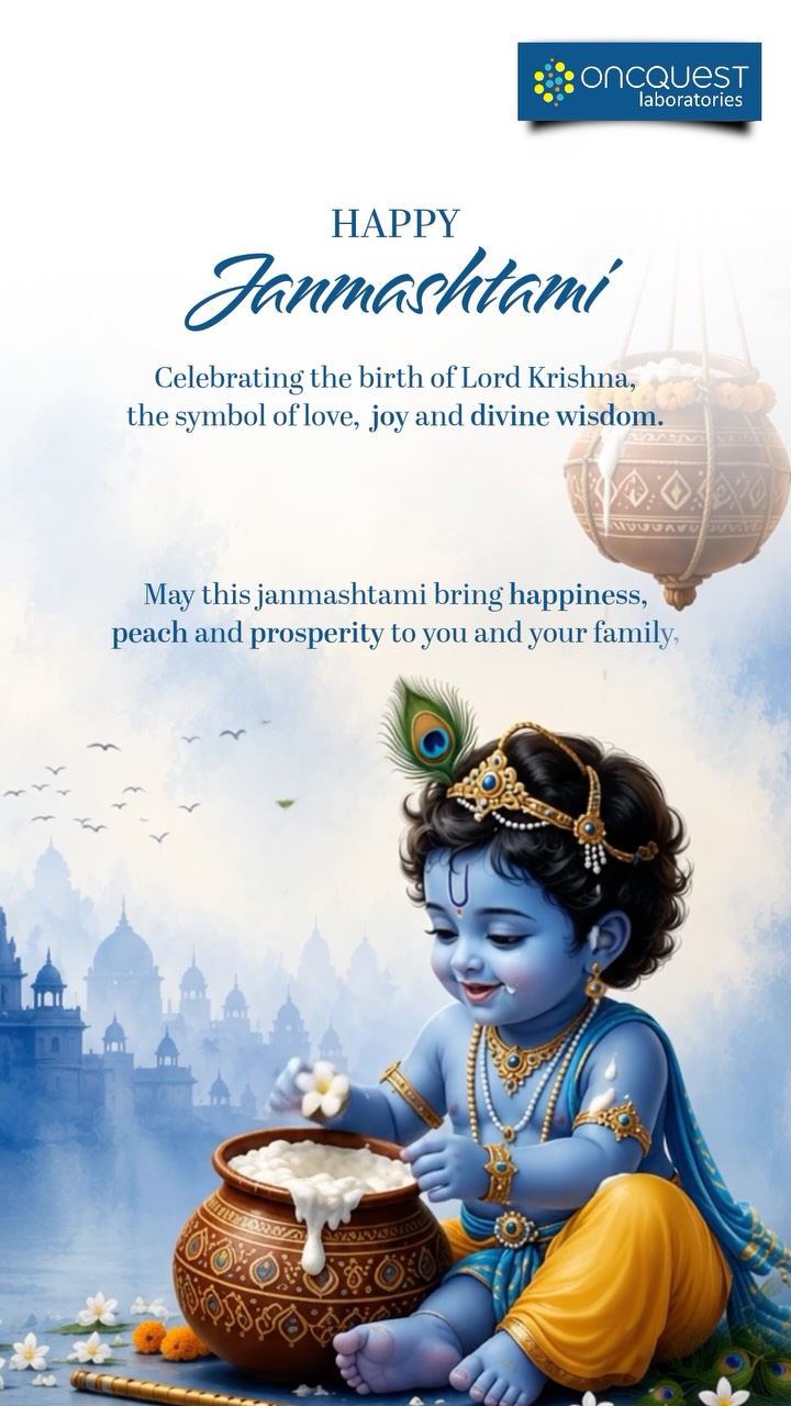 Happy Janmashtami May Lord Krishna bless your life with endless happiness, love, peace, and prosperity