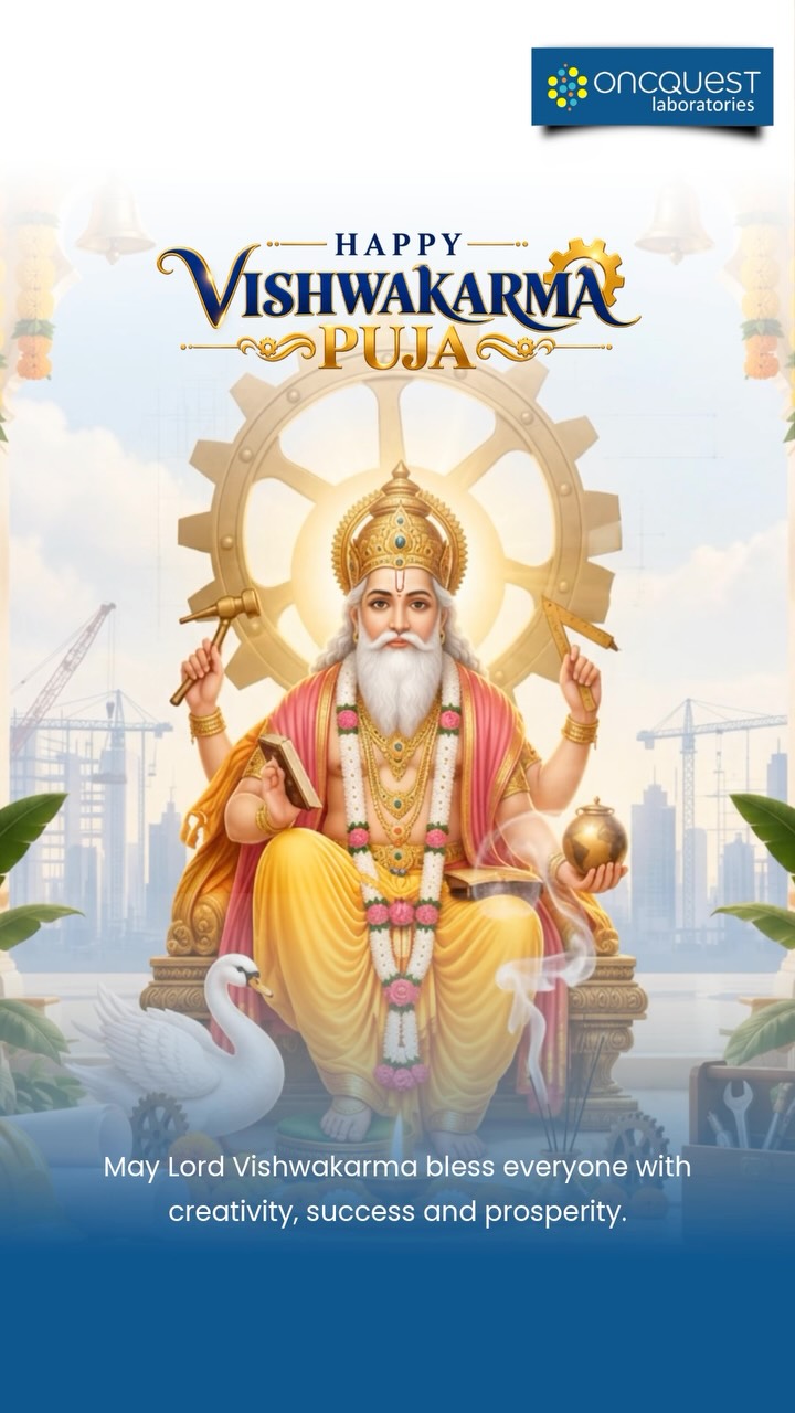 Celebrating the Spirit of Creation Innovation On the auspicious occasion of Vishwakarma Puja, Oncquest Labs celebrates t...